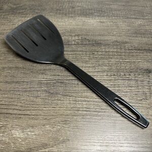 VTG Black Nylon 4 Slotted Spatula Wide Flipper Turner 12” Kitchen Utensil USA